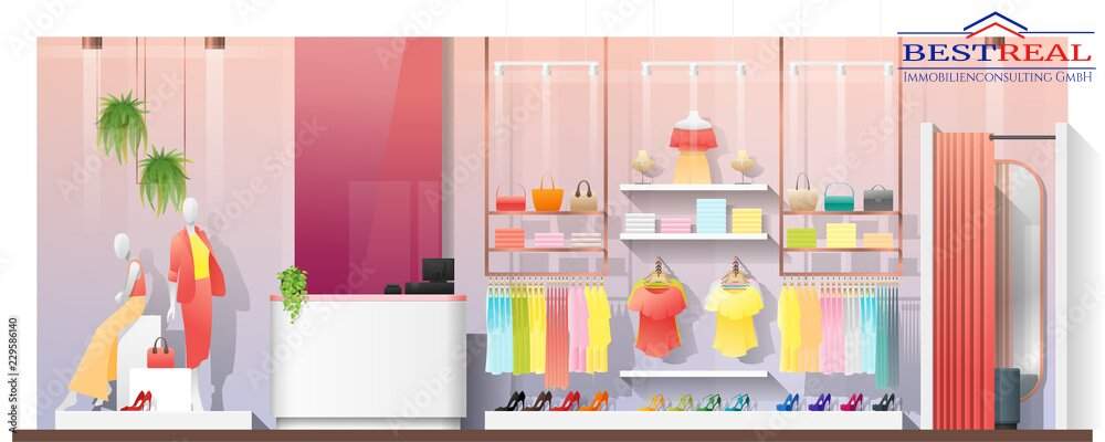 Boutique in Citylage - 100 m²
