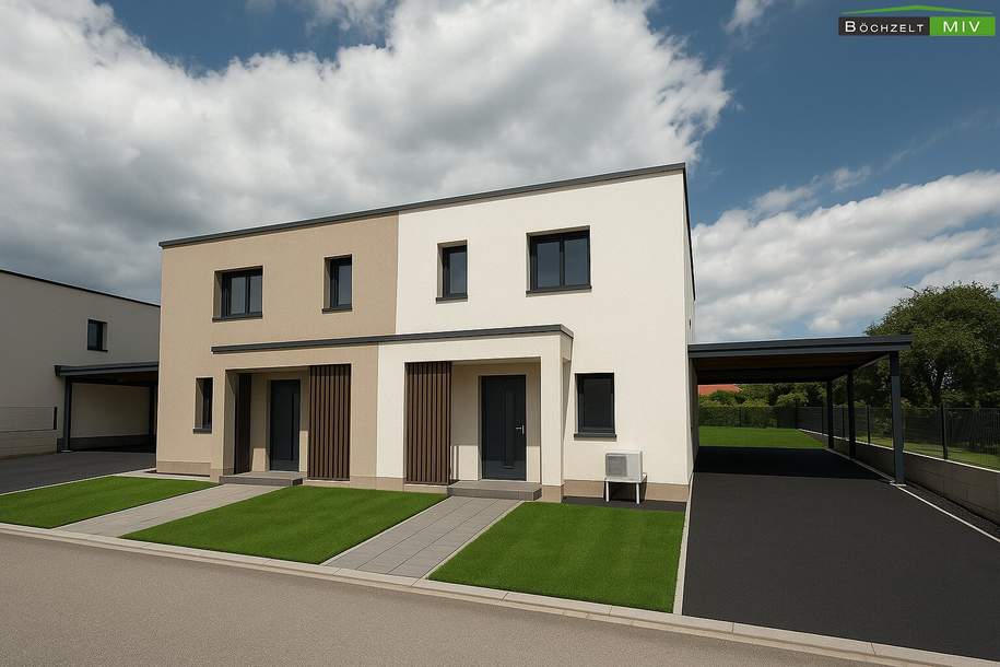 Hochwertige Neubau Doppelhaushälfte mit 3 Bädern in +++ Spielberg +++, Haus-kauf, 369.500,€, 8724 Murtal