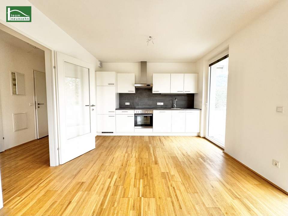 Gut geschnittene 3-Zimmer-Wohnung mit weitläufigen Balkon - Ihr neues Zuhause in der Green City!