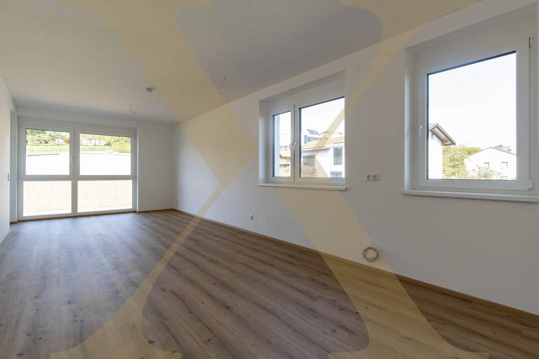 PROVISIONSFREI! Mit € 35.000 zu Ihrem Eigenheim - Erstbezugs 3-Zimmer-Wohnung mit Loggia am Welserberg in Kematen!