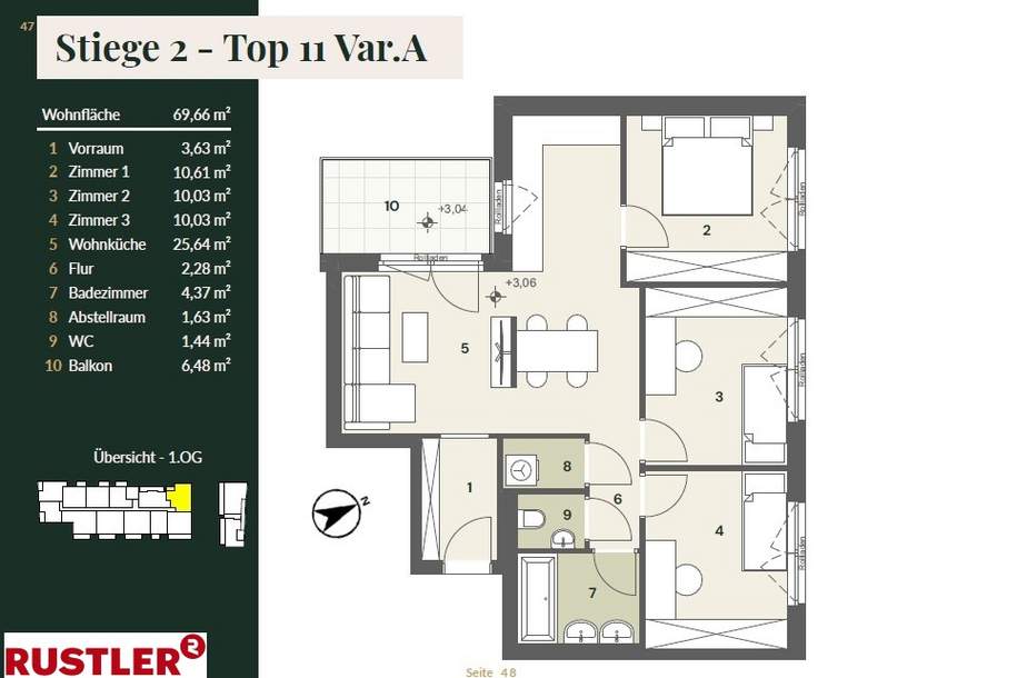 Ein neues Wohnhighlight am Mödlingbach entsteht - EARLY-BIRD-PREIS, Wohnung-kauf, 399.000,€, 2351 Mödling