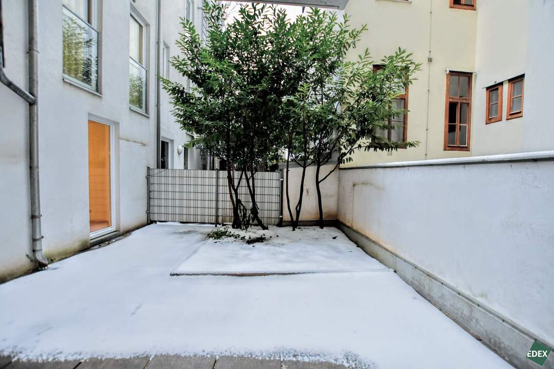 Urban wohnen, ruhig leben – Gartenwohnung im 5. Bezirk