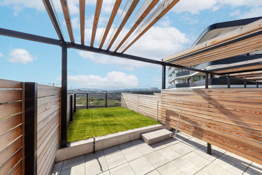 Dachgeschoss 3 Zimmer mit Dachgarten, klimatisiert - provisionsfrei + Jahreskarte Wr. Linien, Wohnung-kauf, 680.400,€, 1100 Wien 10., Favoriten