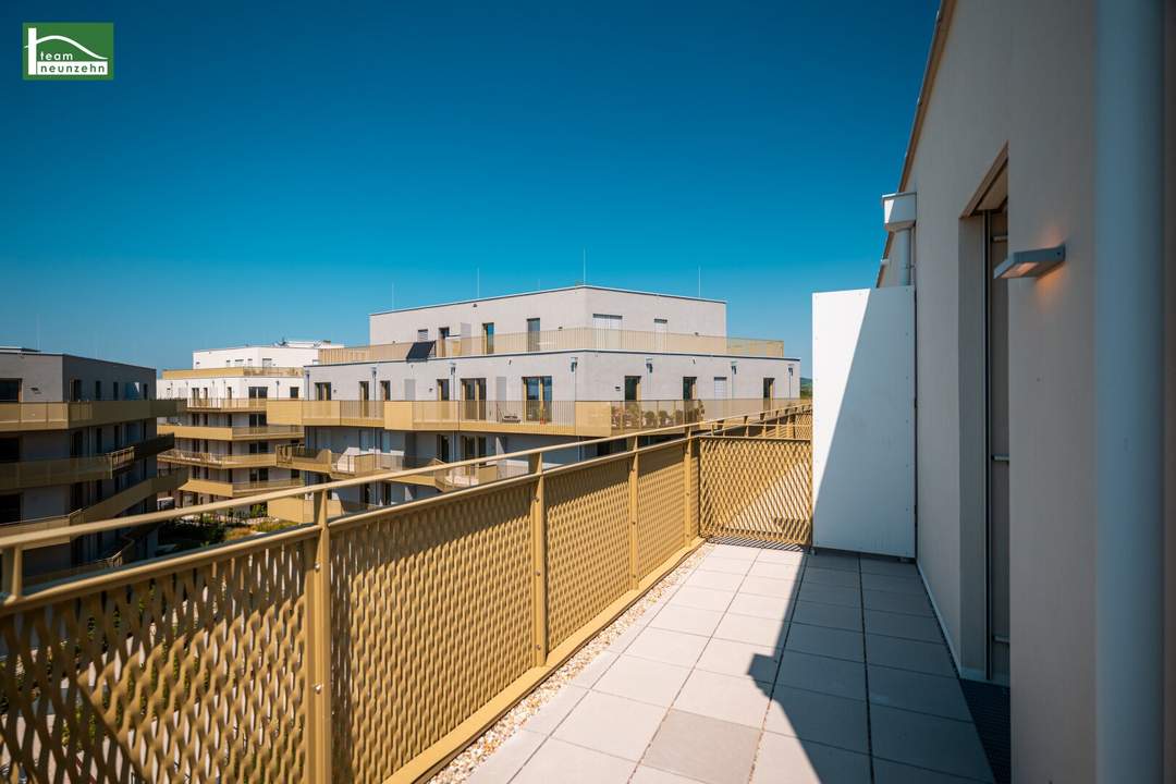 Hervorragende 3.Zimmer-Wohnung mit geräumigen Balkon in begehrter Ruhelage im "Hirschfeld" - Provisionsfreier Erstbezugs-Neubau