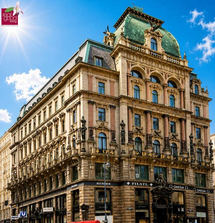 Repräsentative Bürofläche im historischen Palais Equitable – Nähe Stephansdom