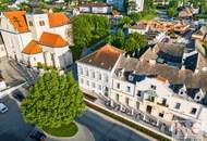„Wohnung in einer Gründerzeitvilla am Hauptplatz: Ihre Wohnung mit Zukunftspotenzial“