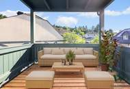 Drei Balkone, viel Licht, viel Ruhe – stilvolles Wohnen im Wienerwald