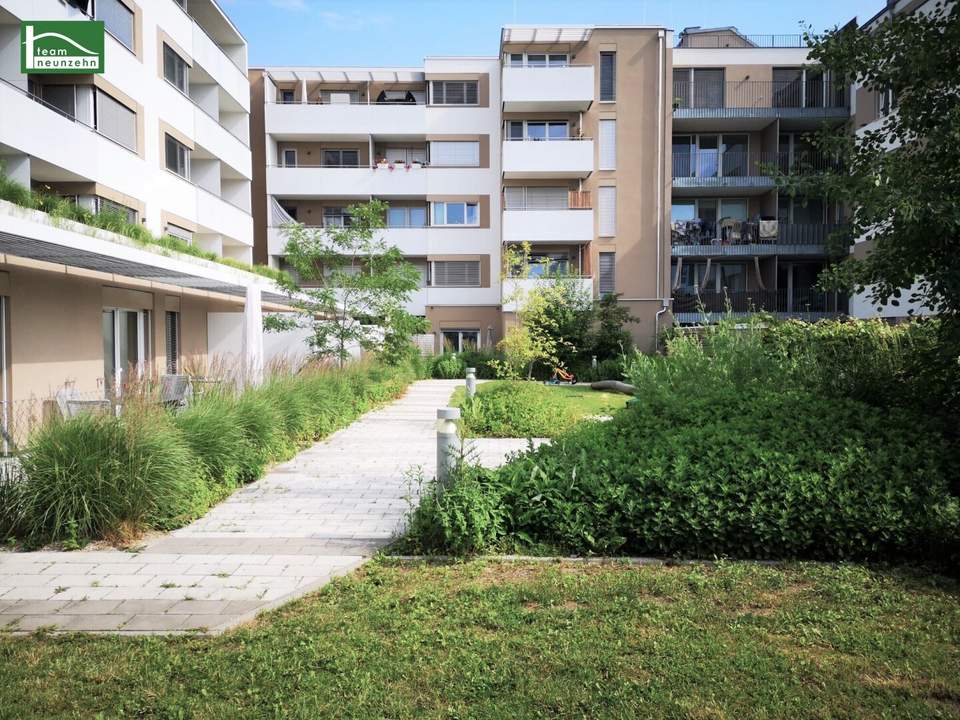 MITTEN IN DER STADT Ruhe auf der begrünten Terrasse genießen - 2 Zimmer Neubauwohnung. - WOHNTRAUM