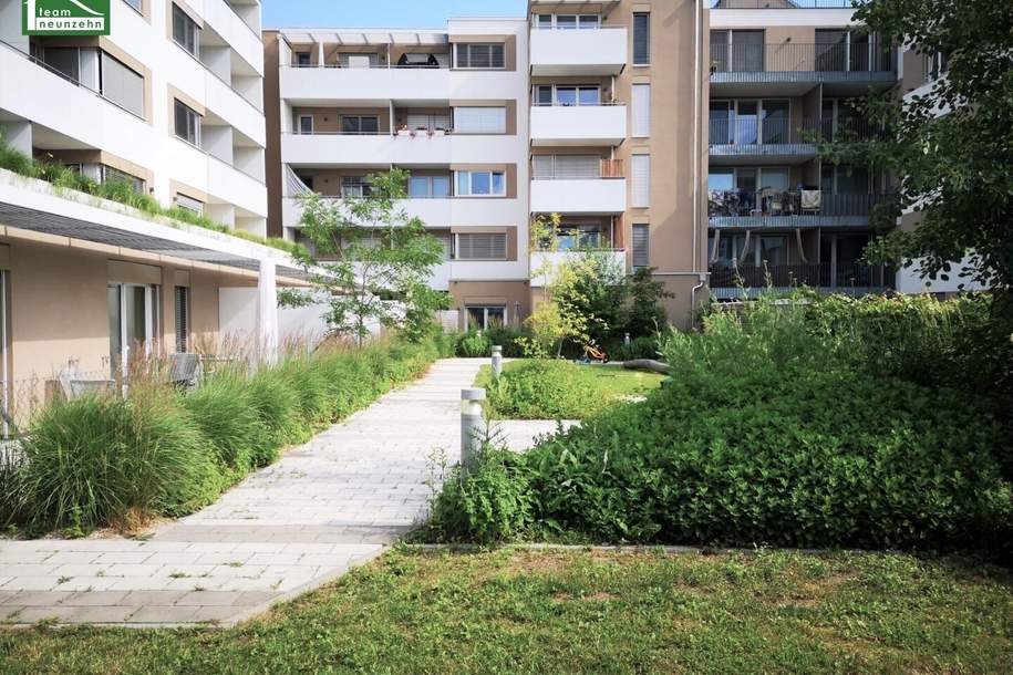 MITTEN IN DER STADT Ruhe auf der begrünten Terrasse genießen - 2 Zimmer Neubauwohnung. - WOHNTRAUM, Wohnung-miete, 825,41,€, 3100 Sankt Pölten(Stadt)