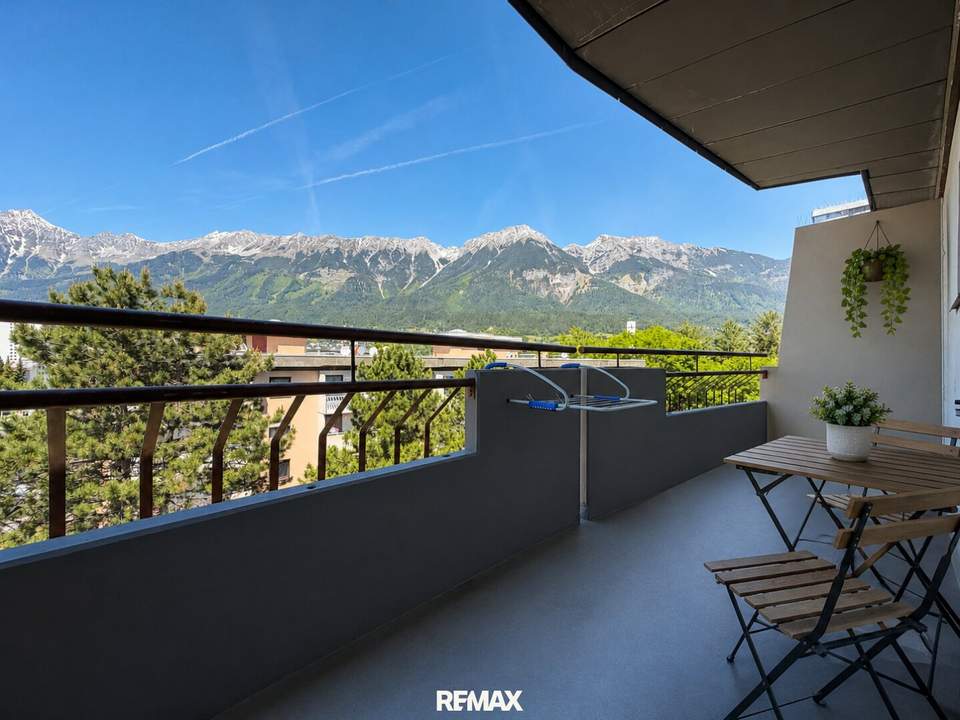 Urbanes Wohnen mit Bergblick: Charmante und flexible 3-Zimmer-Wohnung in Innsbruck