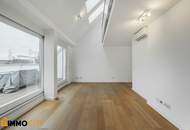 Exklusive, klimatisierte 3,5-Zimmer-Dachgeschosswohnung mit 22 m² Terrasse nahe Schloss Belvedere