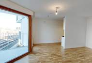 Sonnwendviertel: 1 Zimmer-Wohnung mit Balkon im 10. OG – Fitnessraum, Co-Working &amp; Rooftop-Terrasse inklusive!