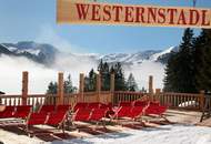 Etablierte Skihütte in Best Lage an der Piste – „Westernstadl“ in Saalbach