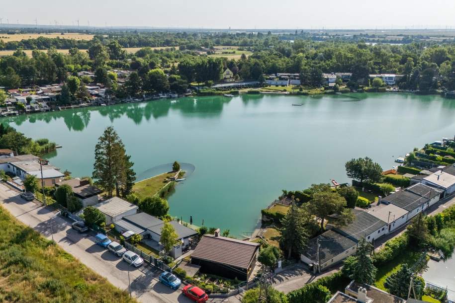 "Sommerdomizil am See- Koffer packen und einziehen", Haus-kauf, 250.000,€, 1220 Wien 22., Donaustadt