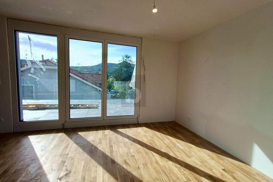 HOCHWERTIGER NEUBAU MIT GARTEN, ZWEI TERRASSEN & PANORAMABLICK RICHTUNG KAHLENBERG, Haus-kauf, 780.000,€, 1210 Wien 21., Floridsdorf