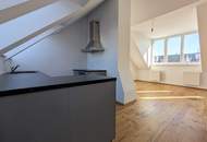 Lichtdurchflutetes Dachstudio mit Top-Anbindung nahe Donaukanal