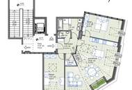 MODERNE, SCHLÜSSELFERTIGE 115 m² DACHGESCHOSS-WOHNUNG MIT EXZELLENTER ANBINDUNG IM TRADITIONSKURORT BAD VÖSLAU