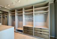 TOP-möbliertes Apartment mit Rundumblick &amp; Goodies (Gym, Pool, Spa, Lounges, Doorman): Neubau-Erstbezug Neue Donau