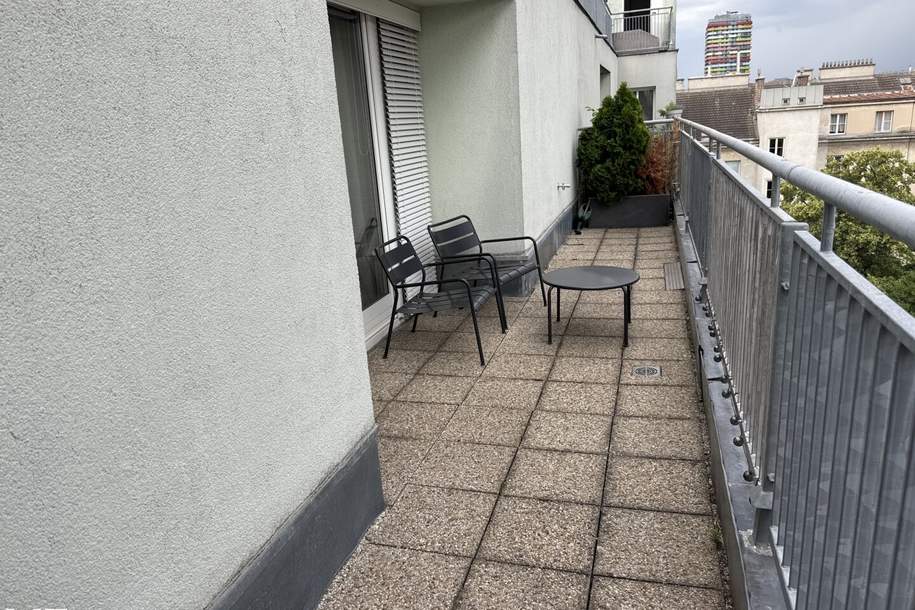 2 Zimmer DG mit 2 Terrassen, Garage, Klimaanlage, Wohnung-kauf, 349.500,€, 1200 Wien 20., Brigittenau