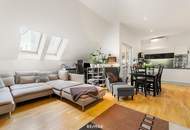 Wohnen über den Dächern von Graz mit Blick auf den Schlossberg: Exklusive Stadtwohnung mit Terrasse