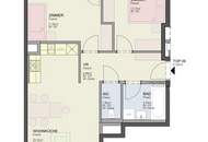 Wohnen im Karmeliterviertel: ab 1.5. helle moderne 3 Zimmerwohnung mit traumhaften Blick über den Donaukanal