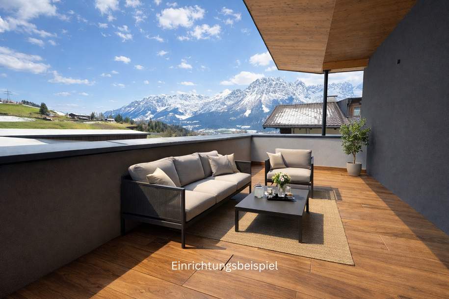 Miete: Wohnung mit Dachterrasse in Ellmau, Wohnung-miete, 2.798,00,€, 6352 Kufstein