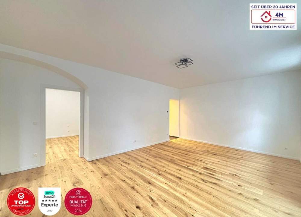 Schöngeschnitten 63,51m² Altbauwohnung – Schlüsselfertig & Erstbezug nach Generalsanierung!