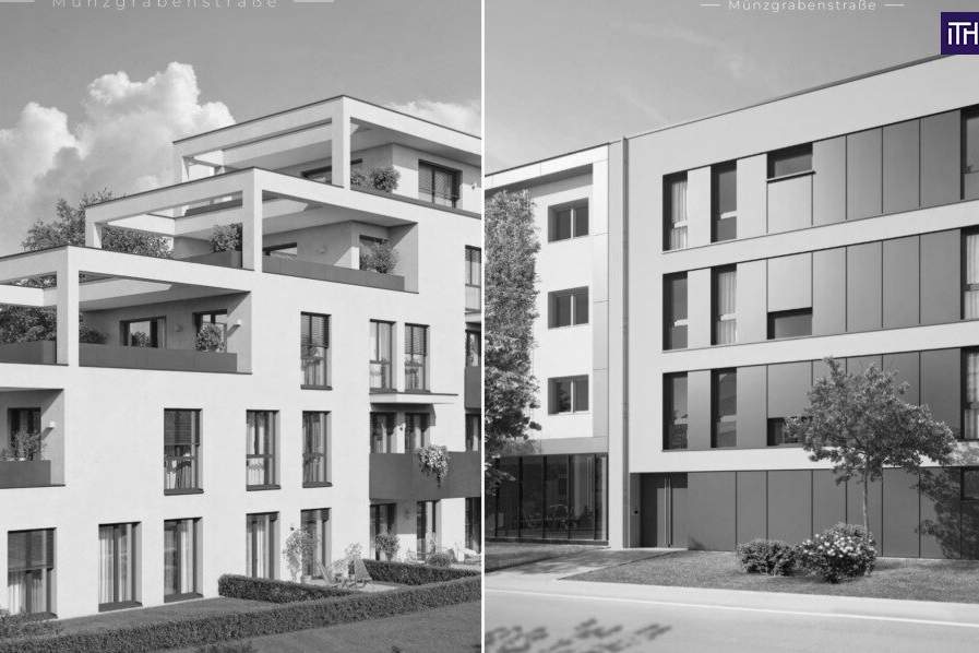 Klein aber Fein- Neubauwohnung für Single und Studenten - Exklusives Wohnen im wunderschönen Bezirk Liebenau - PROVISIONSFREI!, Wohnung-kauf, 196.352,€, 8041 Graz(Stadt)