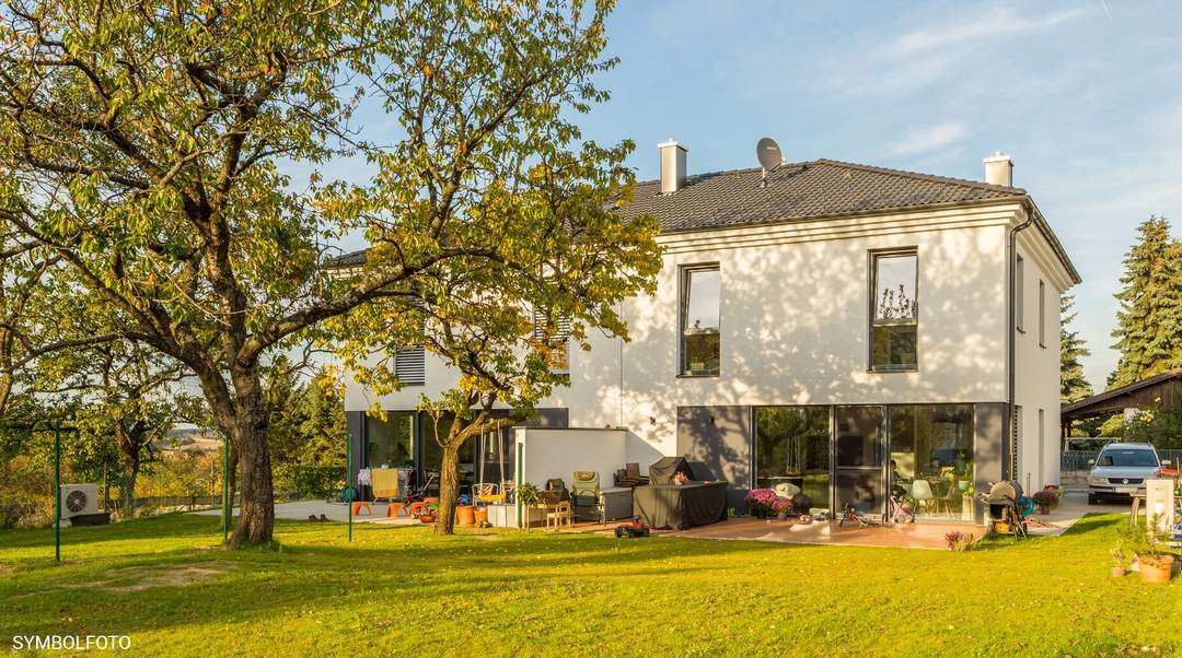 Energieeffiziente Doppelhaushälfte inkl. Photovoltaikanlage und Luftwärmepumpe – Haus D