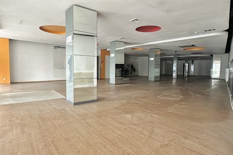 Unbefristetes Geschäftslokal: Einmalige Geschäftsfläche in stark frequentierter Lage mit optimalen Werbungsmöglichkeiten!, Gewerbeobjekt-miete, 1.500,00,€, 2410 Bruck an der Leitha