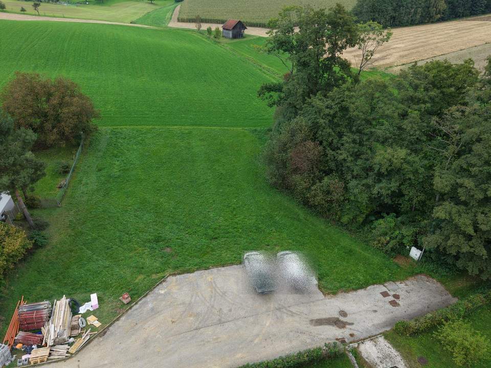 Baugrundstück in herrlicher Lage mit Sicht ins Grüne