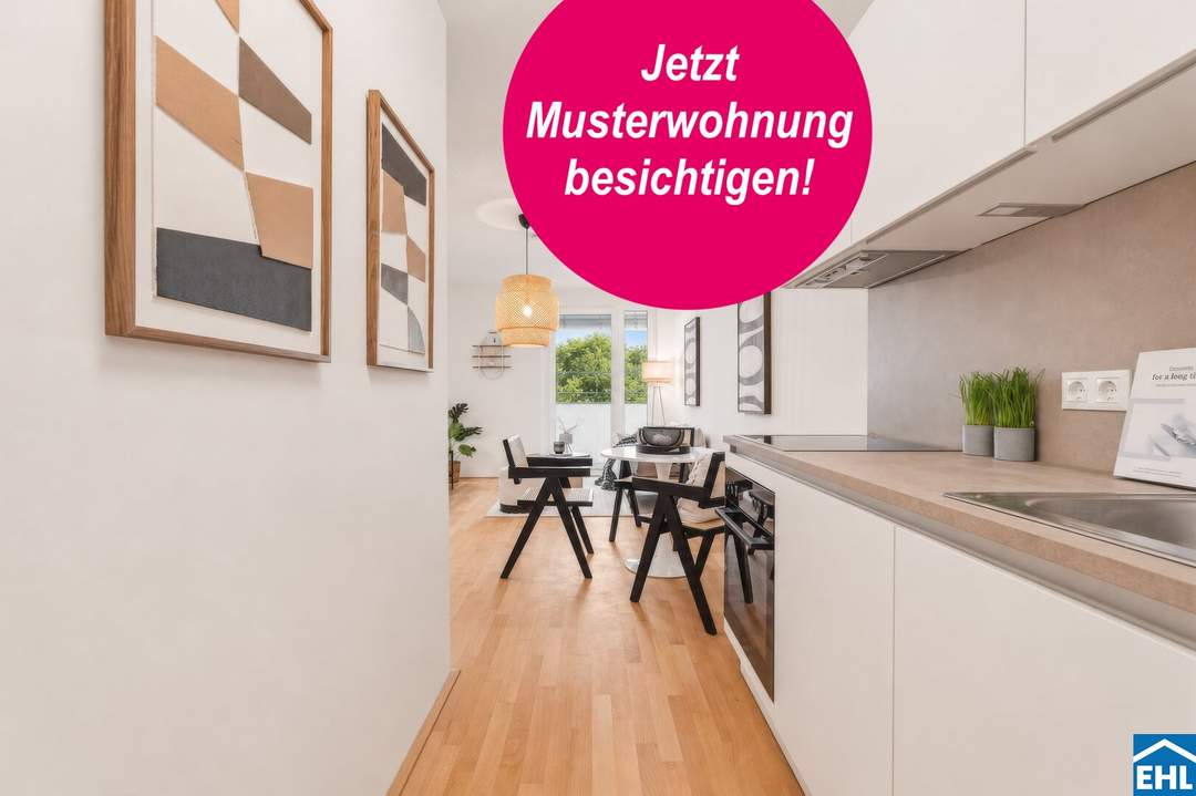 Alte Donau ums Eck | Moderne 3-Zimmer-Wohnung