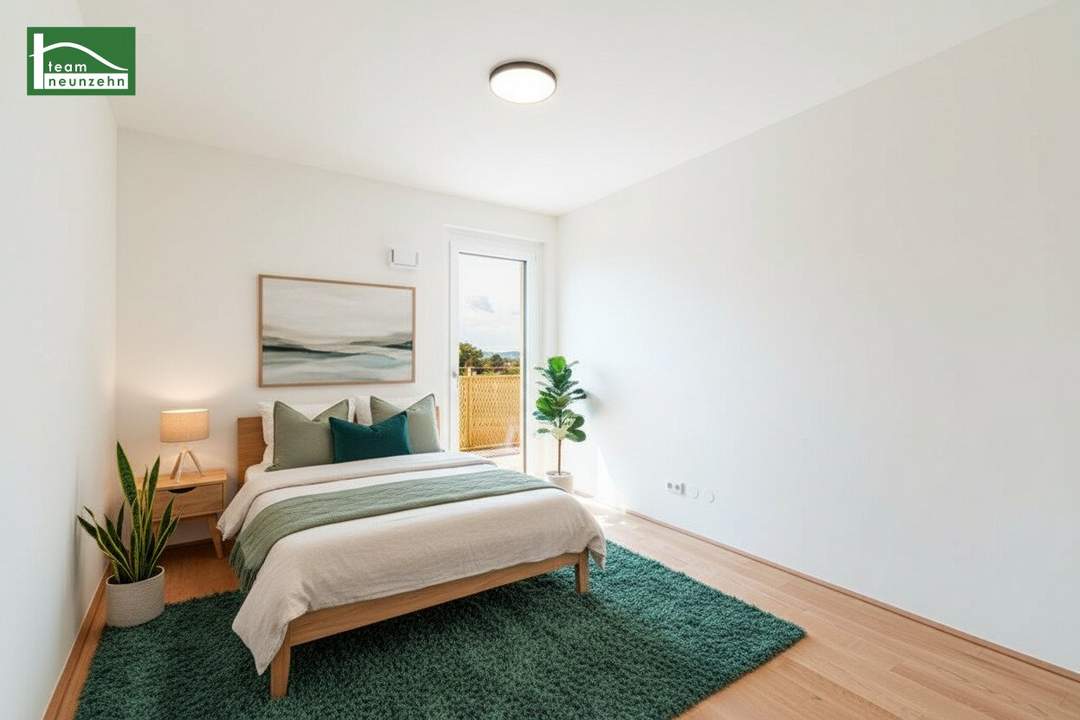 Alles was man sich wünscht – kostengünstige Heizung/“Kühlung“ über Erdwärme, PV-Anlage, weitläufige Grünflächen