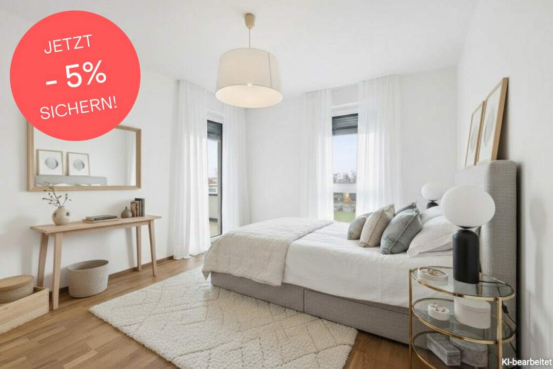 Jetzt 251.000,- statt 264.000,-! Perfekte Anlegerwohnung nächst neuer Uniklinik: 53 m²-Wohnung mit Garten | 2 Zimmer | Bad, separates WC | Provisionsfrei
