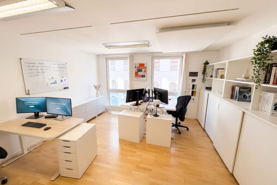 Voll ausgestattetes 20 m² Büro nahe Hoher Markt – sofort starten im Herzen Wiens, Gewerbeobjekt-miete, 1.350,00,€, 1010 Wien 1., Innere Stadt