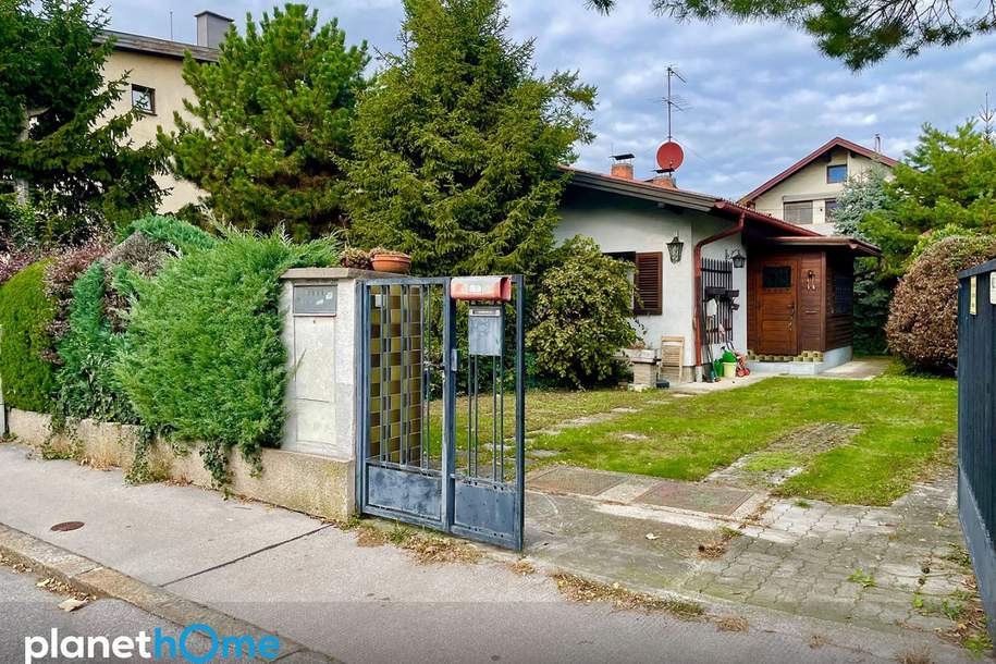 Liegenschaft mit Zukunft !Solider Bungalow zum Sanieren auf großzügigem Baugrund U-Bahn-Nähe!, Haus-kauf, 520.000,€, 1230 Wien 23., Liesing