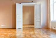 Großzügige Altbauwohnung mit kleinem Balkon in repräsentativen Stilaltbau