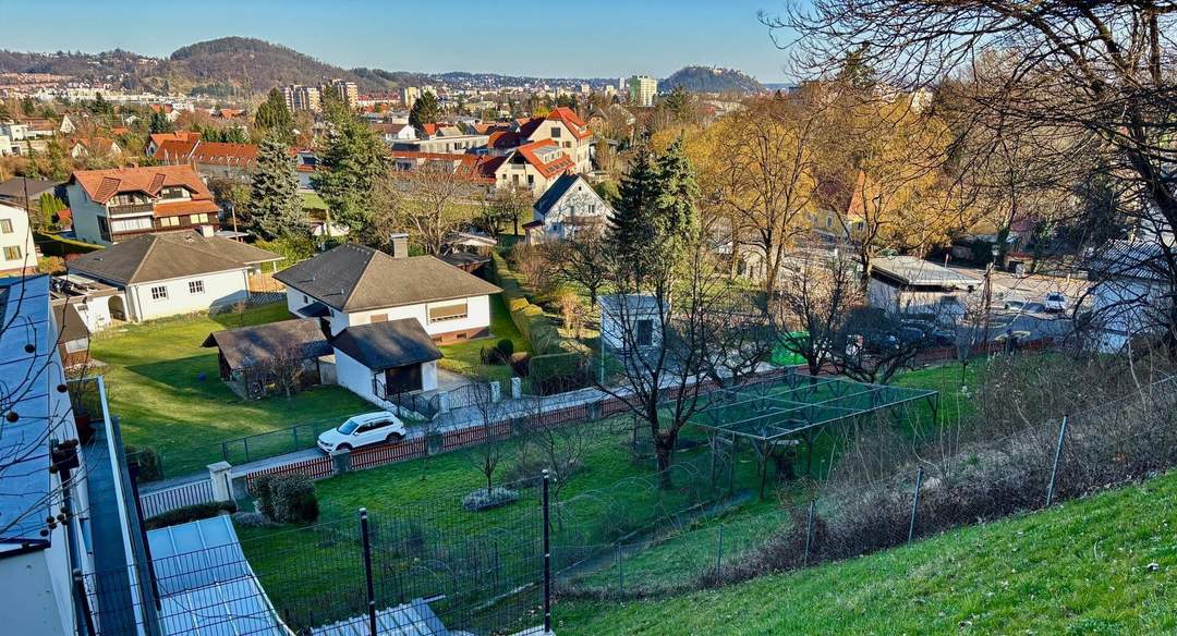 Baugrund in Bestlage Graz-Gösting mit Blick über Graz