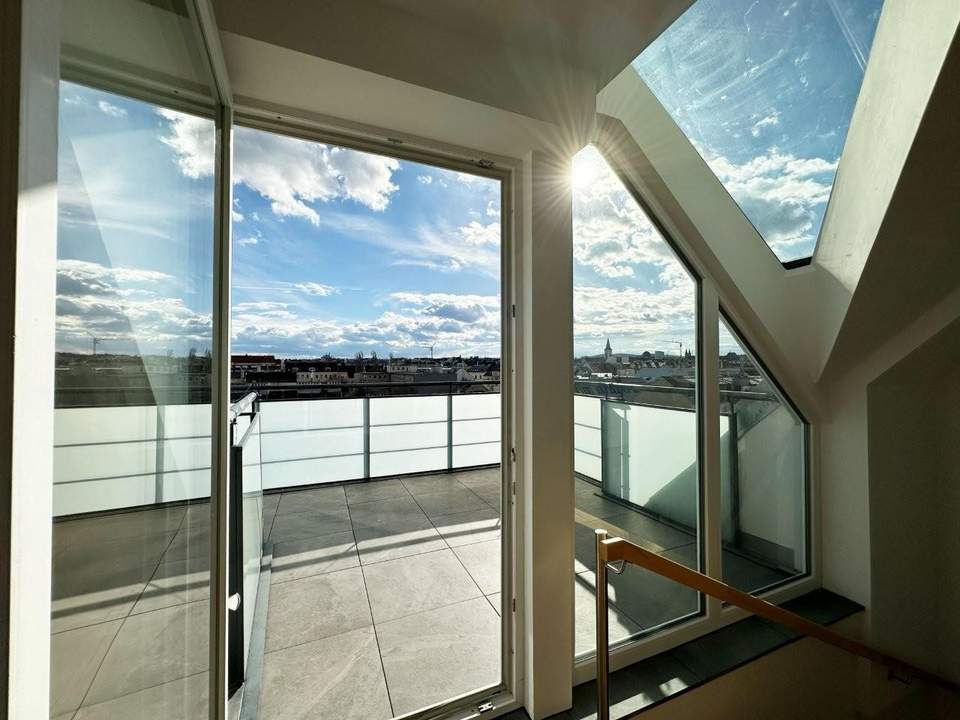 "Penthouse mit 2Terrassen und Rundum-Ausblick in Hernals"