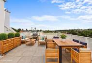 Erstbezug: Exklusive Penthouse-Maisonette mit 137 m²-Terrasse, Fernblick & Pool