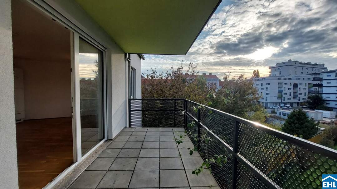 3-Zimmer-Wohnung mit 10m² großen Balkon &amp; sehr guter Infrastruktur nahe der Donauinsel