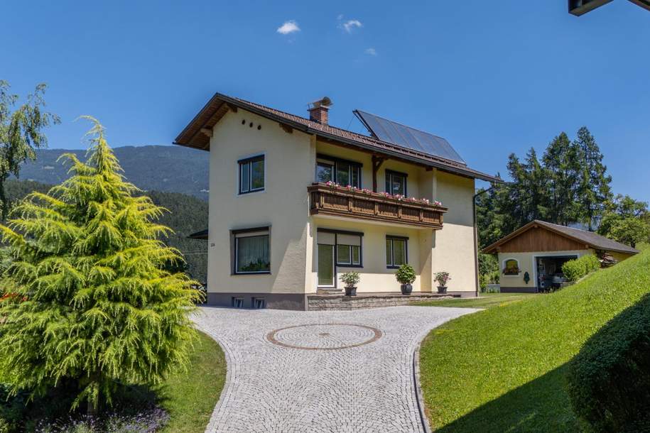 Ruhe, Natur und Platz – gepflegtes Einfamilienhaus in Feistritz an der Drau, Haus-kauf, 345.000,€, 9710 Villach Land