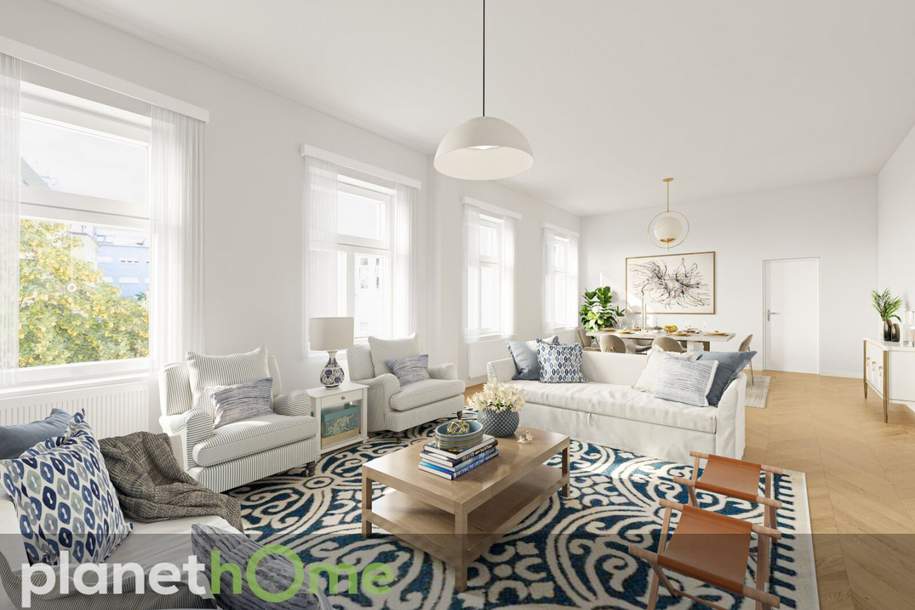 170 m² pures Altbau-Glück im Herzen des 3. Bezirks!, Wohnung-kauf, 888.000,€, 1030 Wien 3., Landstraße