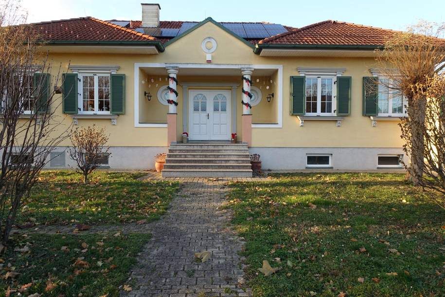 Repräsentatives Einfamilienhaus mit großen Garten, Naturpool, Wellnessbereich & autarker Energieversorgung, Haus-kauf, 595.000,€, 7444 Oberpullendorf