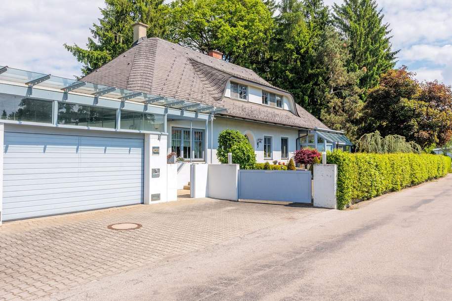 Einzigartige Liegenschaft mit Kachelofen, Wintergarten und parkähnlichen Grundstück in Toplage, Haus-kauf, 850.000,€, 9020 Klagenfurt(Stadt)