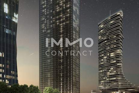DC2 Tower: SKY RESIDENCES - 33. Etage, Wohnung-miete, 1.100,00,€, 1220 Wien 22., Donaustadt