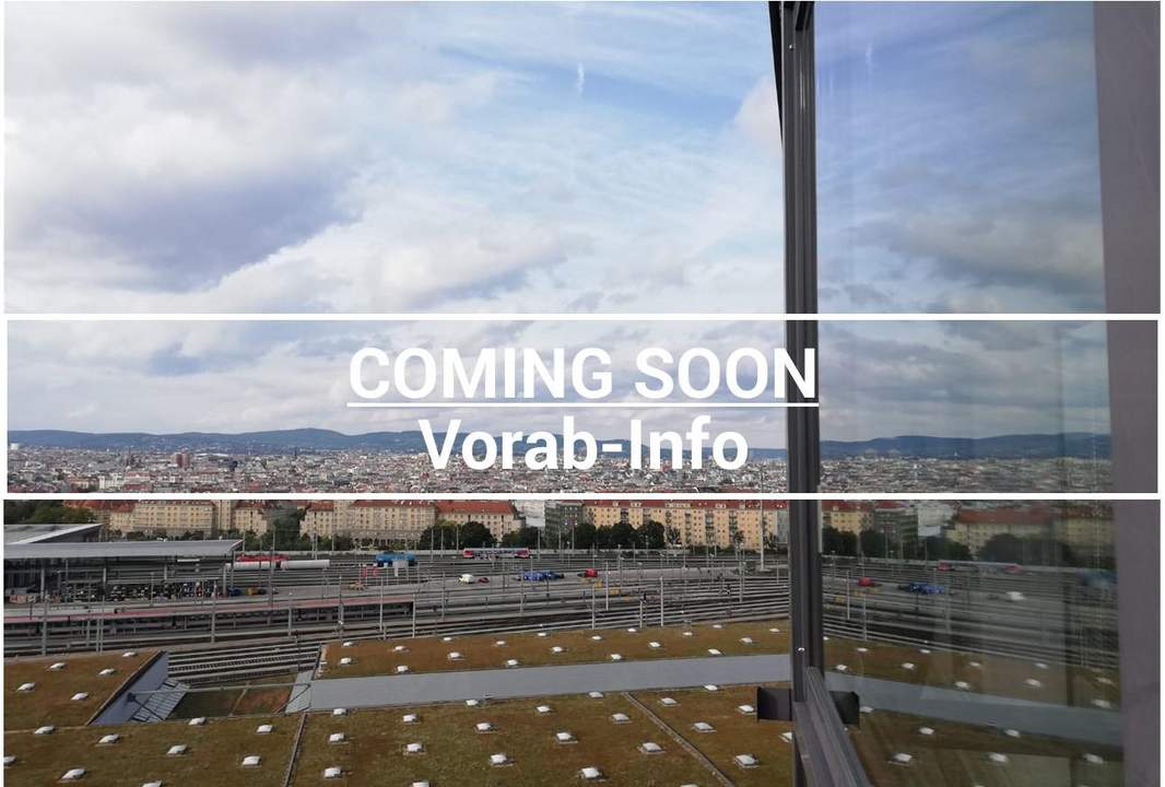 Vorab-Info / coming soon!! Loggia-Wohnung im 9. Liftstock beim Matzleinsdorfer Platz!