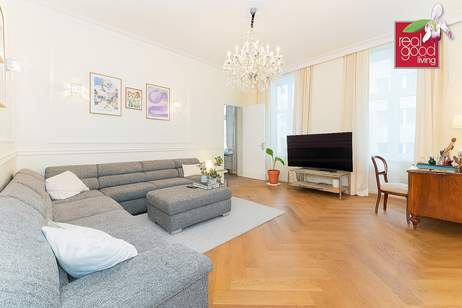Wien Mitte: 4-Zimmer-Altbau | Luxussanierung | Balkon genehmigt | Nähe U3/U4 &amp; Innenstadt, Wohnung-kauf, 980.000,€, 1030 Wien 3., Landstraße