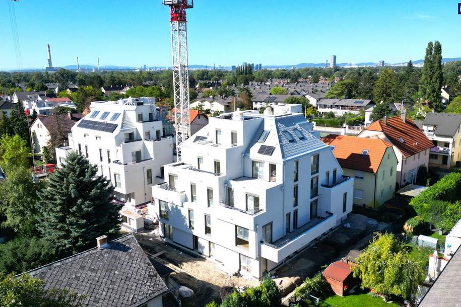 Herbstaktion! MUST HAVE - Lebens(t)raum Erfüller im Grünen! Klimaaktiv Bronze! Ab ins Dachgeschoss / 3 Zimmer / 3 Terrassen / Viel Lebensqualität! Wärmepumpe und Solaranlage + Naturnahe Gewässer ums Eck!, Wohnung-kauf, 414.955,€, 1220 Wien 22., Donaustadt