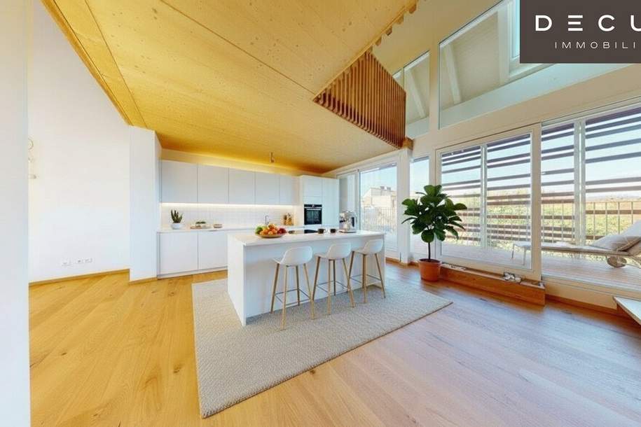 | EXKLUSIVE &amp; LICHTDURCHFLUTETE DACHGESCHOSS - MAISONETTE - WOHNUNG MIT BLICK AUF DEN SCHLOSSBERG | PRIVATER LIFTZUGANG | 2 TERRASSEN | TOP LAGE, Wohnung-kauf, 1.098.000,€, 8010 Graz(Stadt)